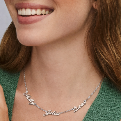 Collier avec plusieurs noms