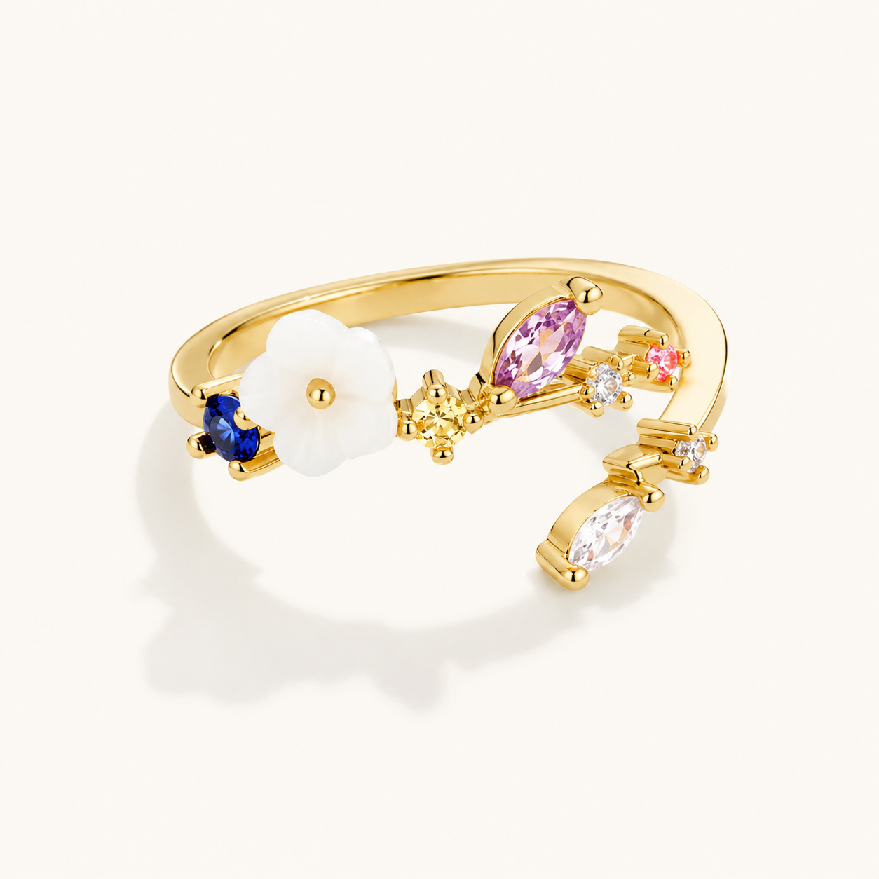Bague Fleur Épanouie
