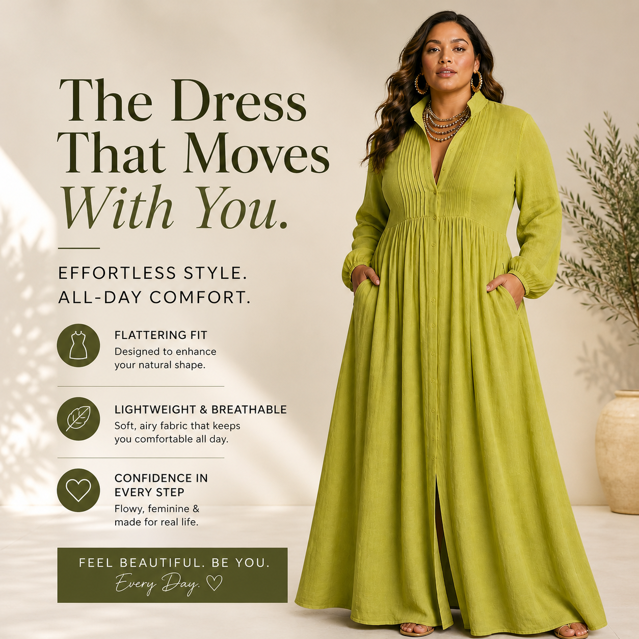 Oona | Robe Maxi Élégante
