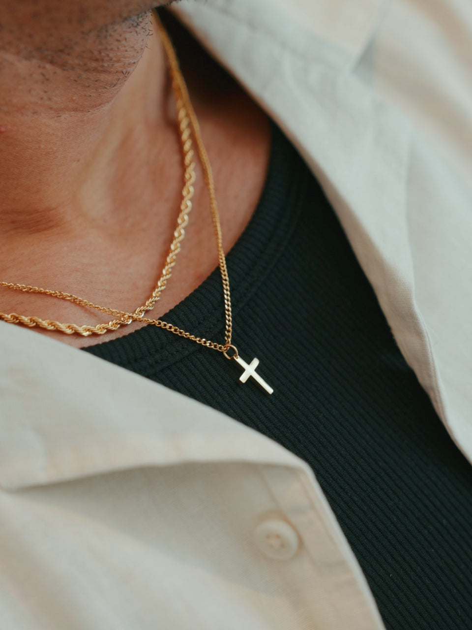 Collier Croix Élégance Signature