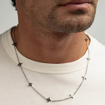 Collier Lune Ajustable Résistant