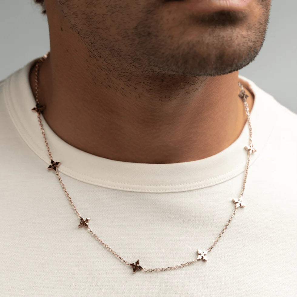 Collier Lune Ajustable Résistant