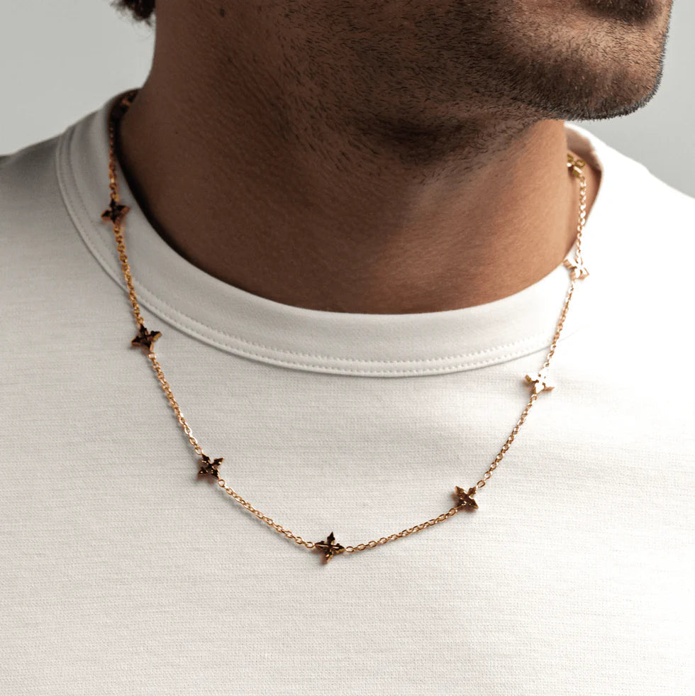 Collier Lune Ajustable Résistant