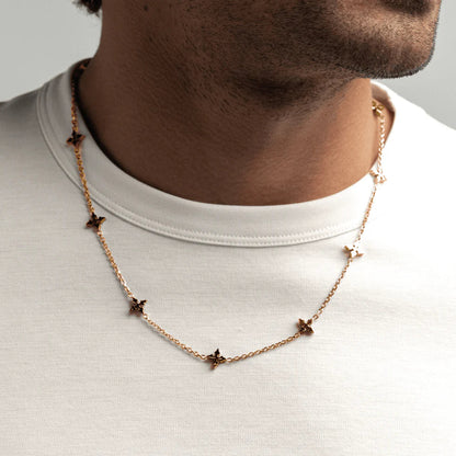 Collier Lune Ajustable Résistant