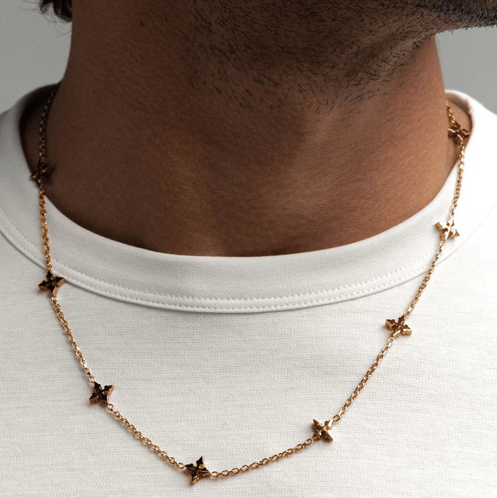 Collier Lune Ajustable Résistant