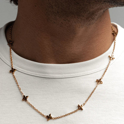 Collier Lune Ajustable Résistant