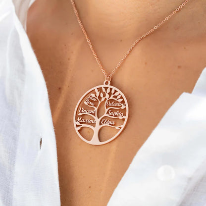 Collier arbre de vie personnalisé