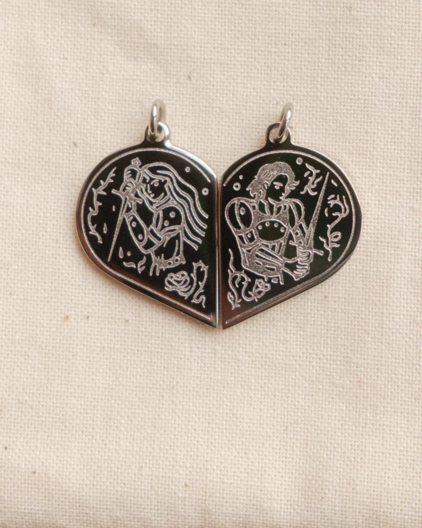 Collier Couple Pendentif Uni