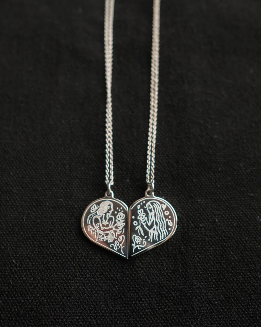 Collier Couple Pendentif Uni