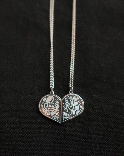 Collier Couple Pendentif Uni