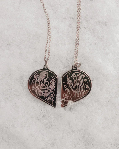 Collier Couple Pendentif Uni