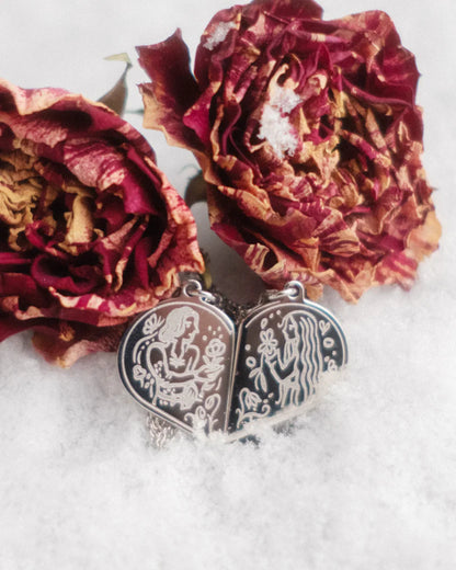 Collier Couple Pendentif Uni