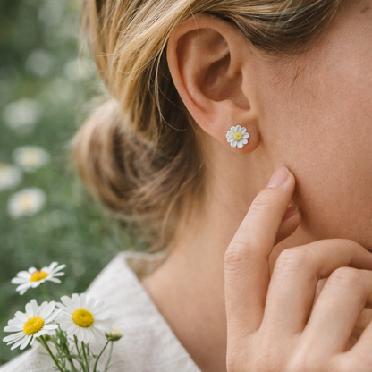Boucles Marguerite Délicate