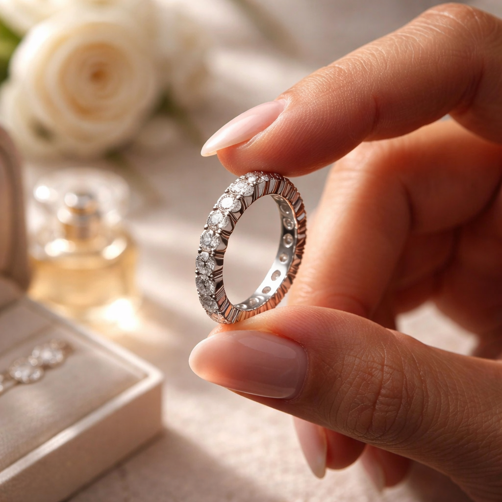 Bague Éclat Moissanite Délicat