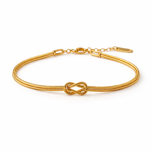 Bracelet Nœud d'Amour Élégant