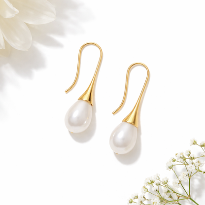 Boucles d'Oreilles Perle Classiques Helena
