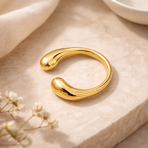 Bague Goutte d'Eau Minimaliste