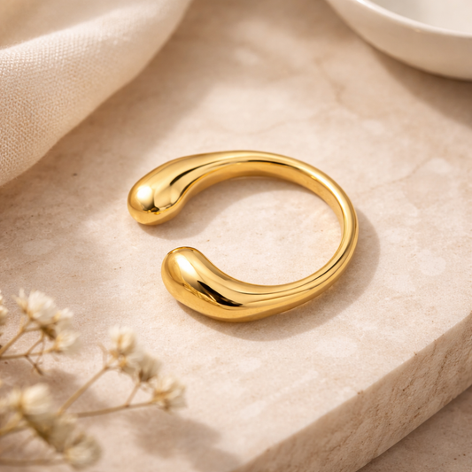 Bague Goutte d'Eau Minimaliste