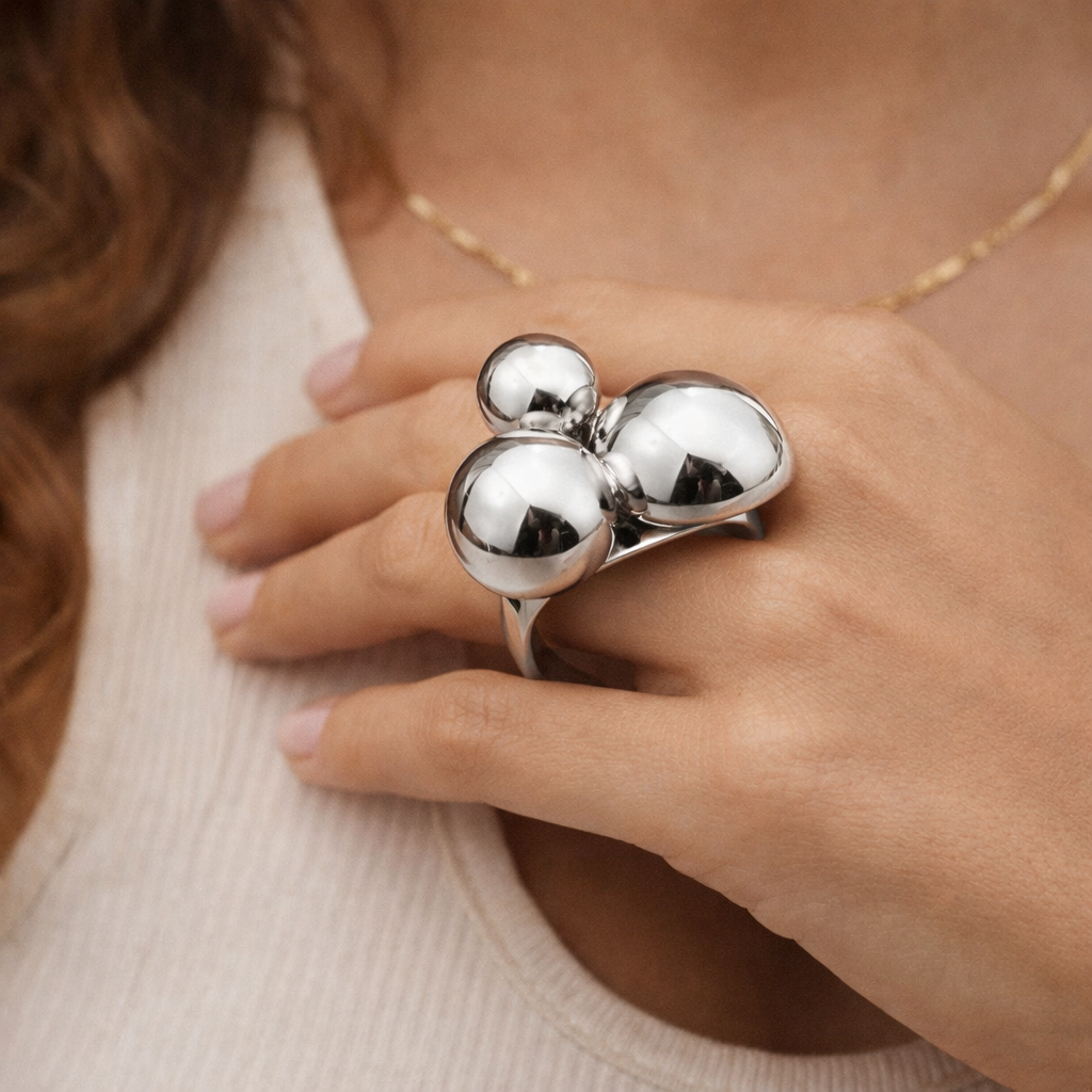 Bague Perles Solaire Chic