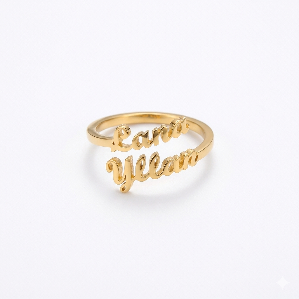 Bague Signature à Prénoms Personnalisés