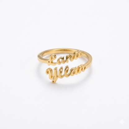 Bague Signature à Prénoms Personnalisés