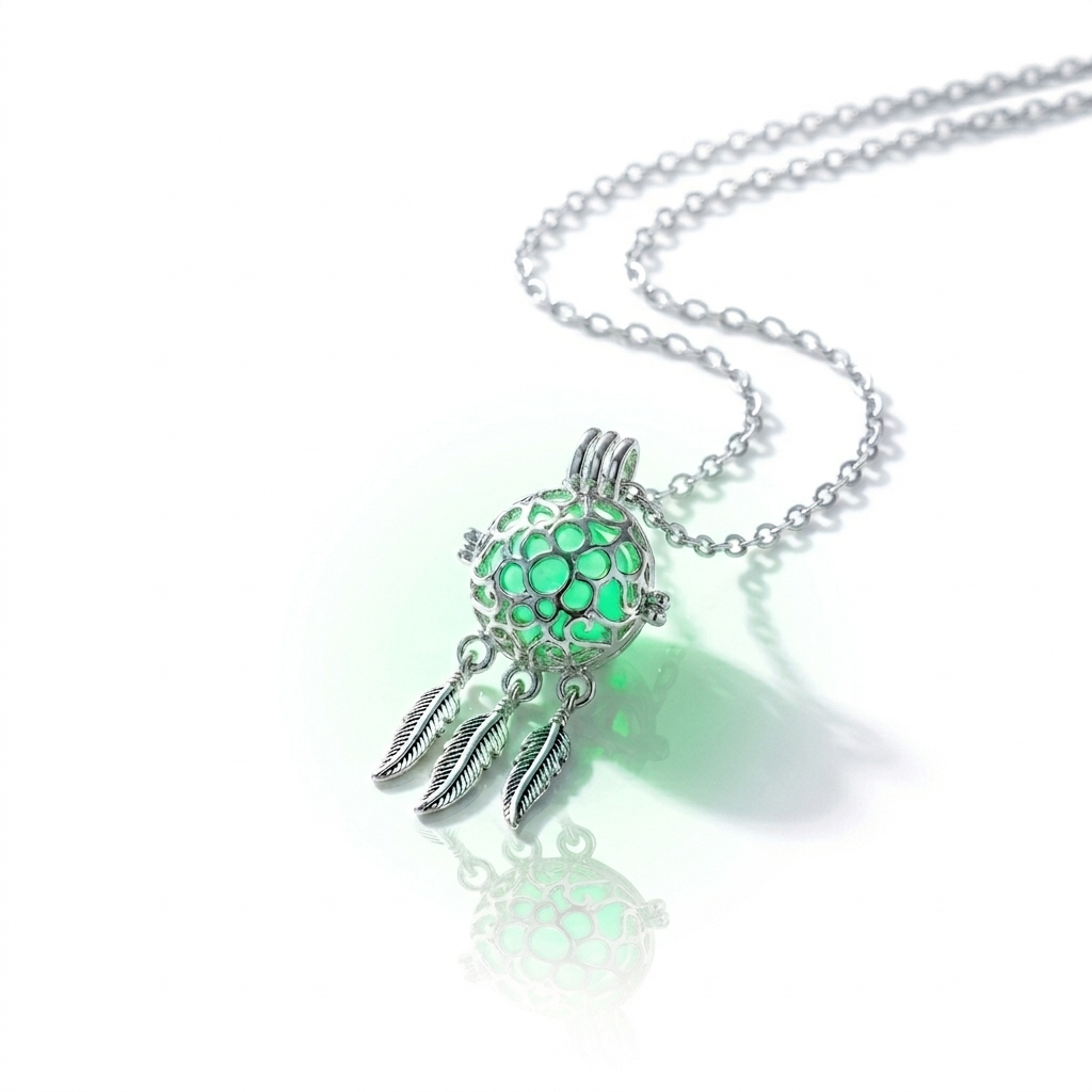 Collier Lotus Lumineux