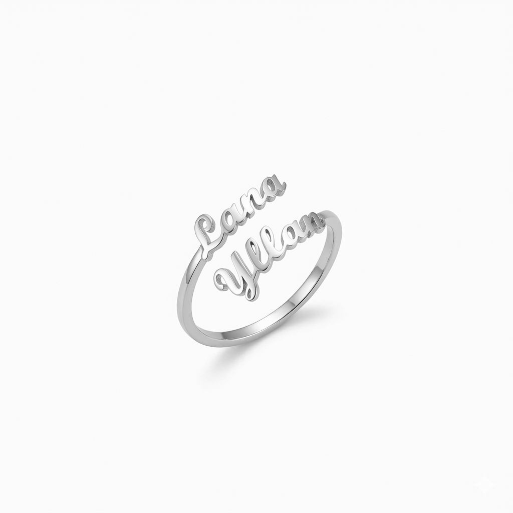 Bague Signature à Prénoms Personnalisés