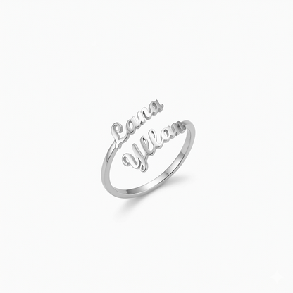 Bague Signature à Prénoms Personnalisés