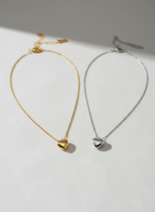 Collier Cœur Minimaliste