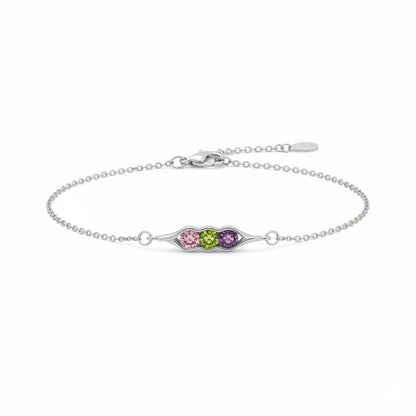 Bracelet Trio Pierres Délicates