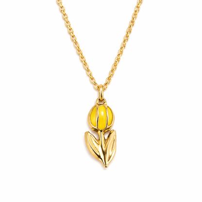 Collier Tulipes Délicates
