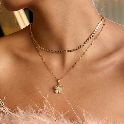 Collier Fleur Délicate Élégante