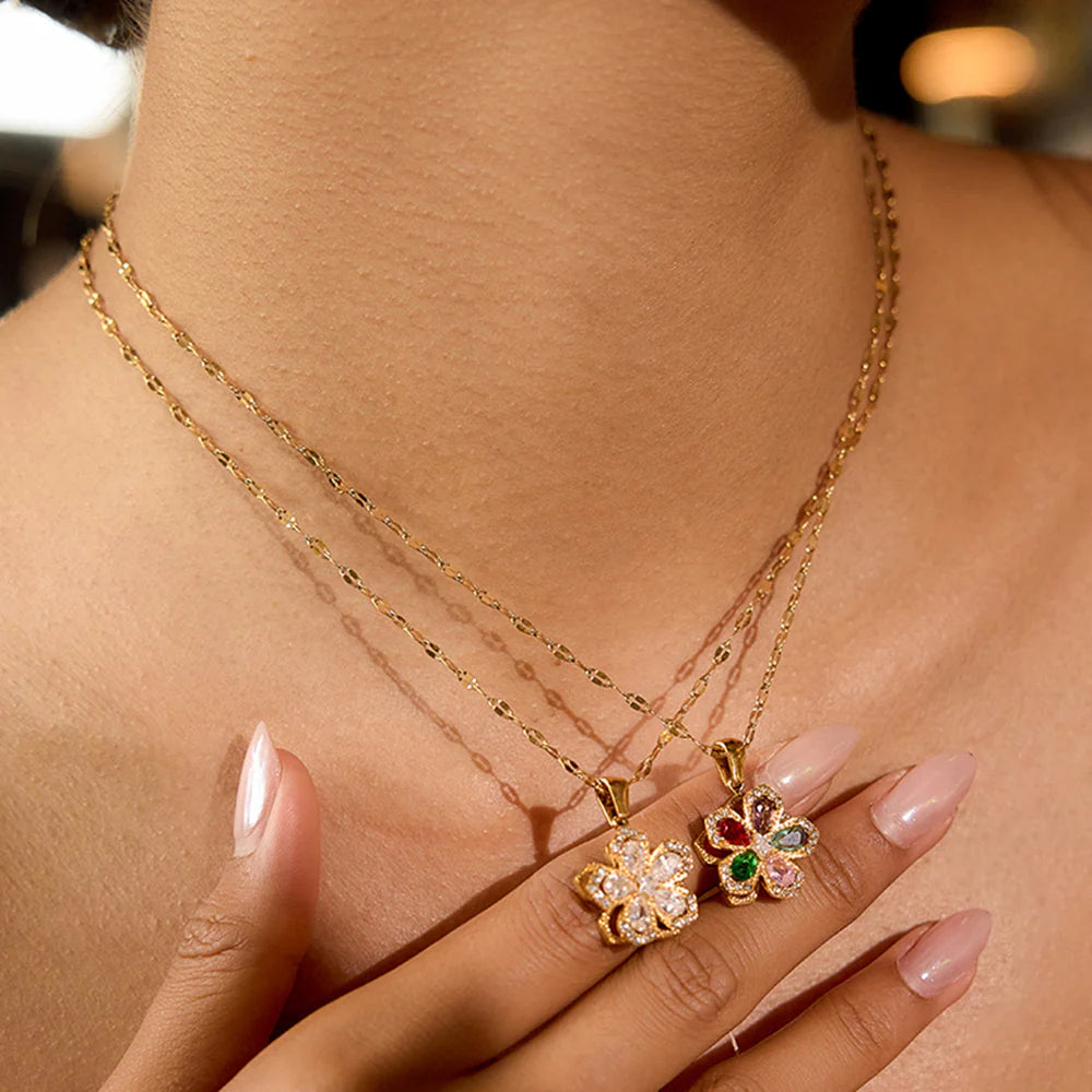 Collier Fleur Délicate Élégante