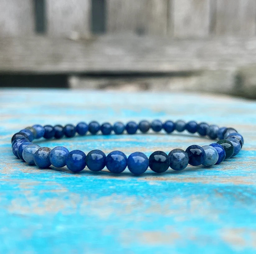 Bracelet Dumortiérite Équilibré