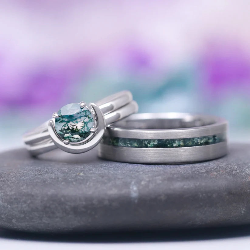 Bague Croissant Lumineux