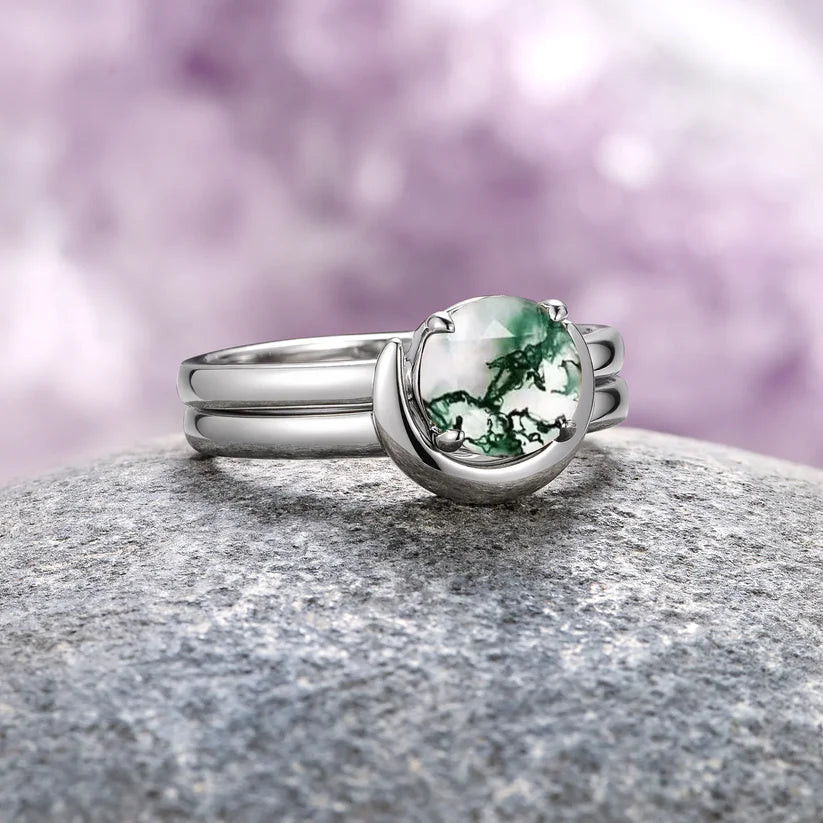 Bague Croissant Lumineux