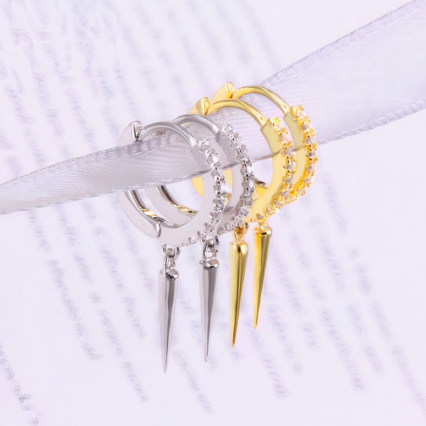 Boucles d'oreilles Icicle Cristalline