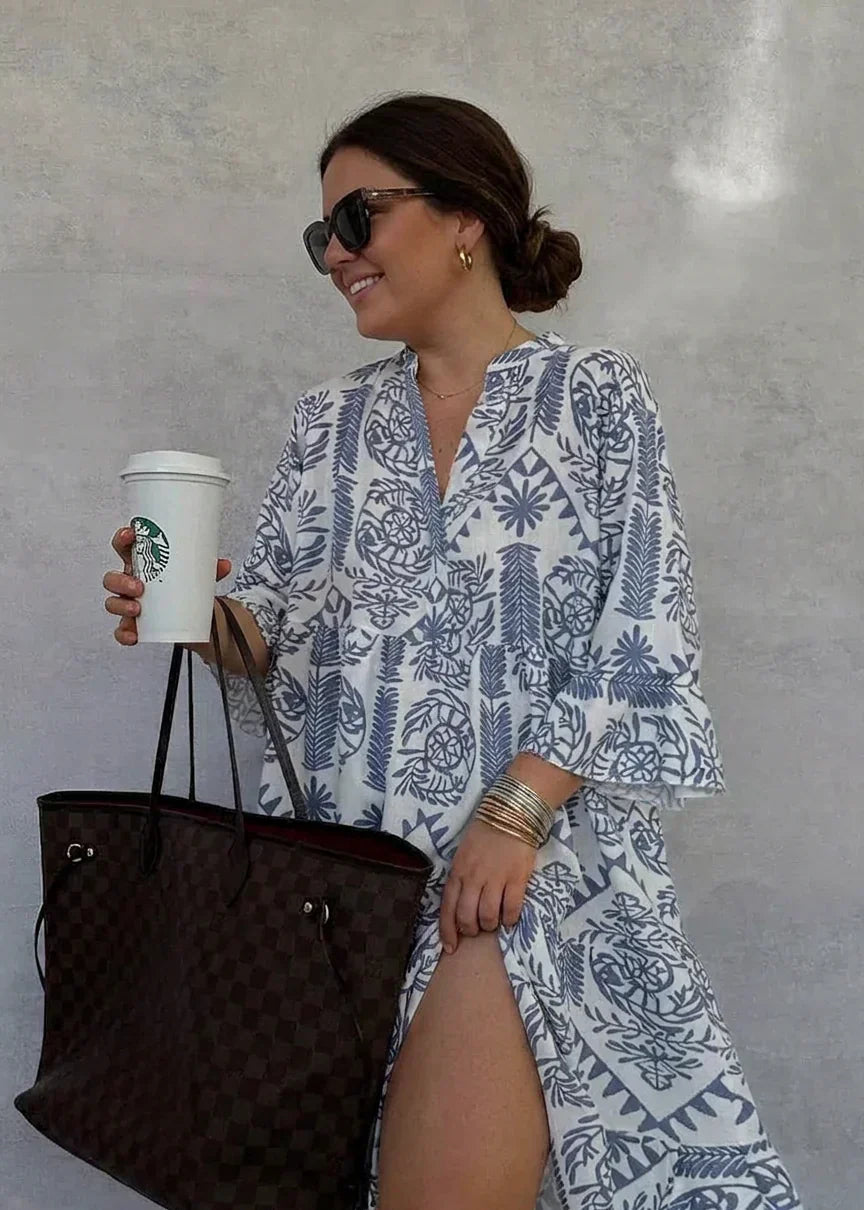 Aurelia - Robe Tunique Bohème Décontractée