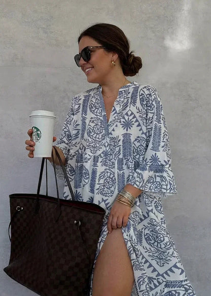 Aurelia - Robe Tunique Bohème Décontractée