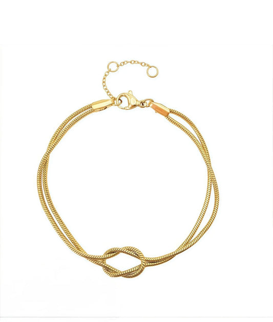 Collier Serpent Noué Simple