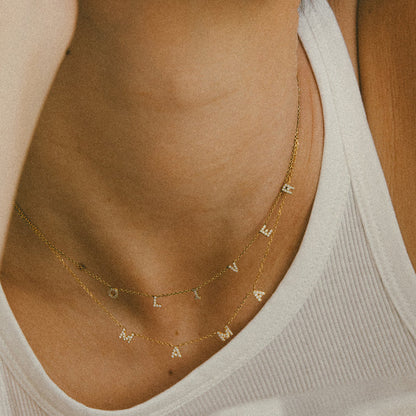 Collier Personnalisé Initiales