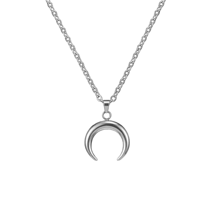 Collier Lune Croissante Délicate