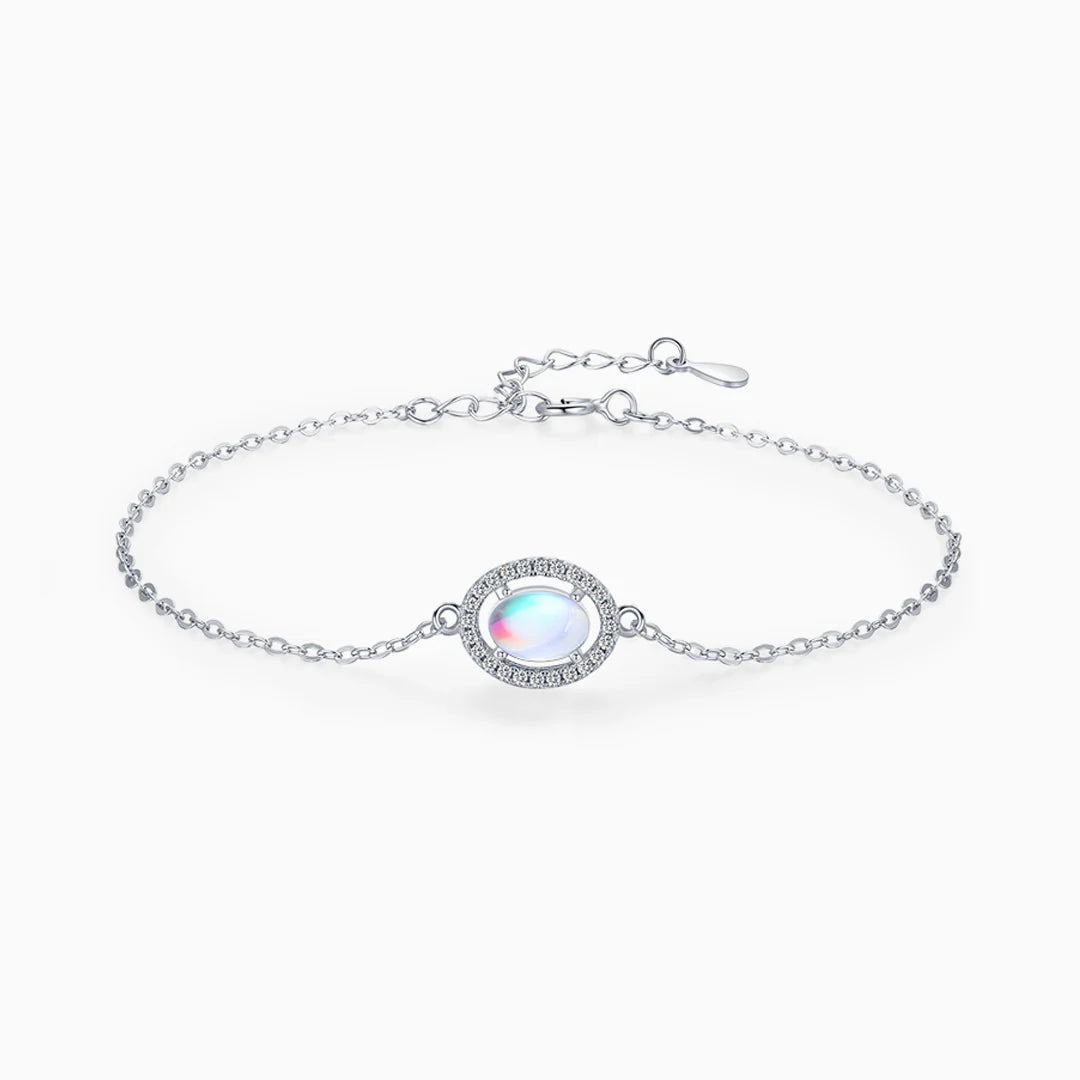 Bracelet Lune en Pierre de Lune