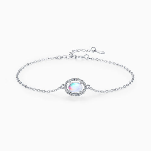 Bracelet Lune en Pierre de Lune