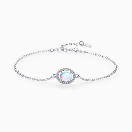 Bracelet Lune en Pierre de Lune