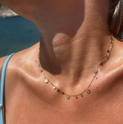 Collier à paillettes