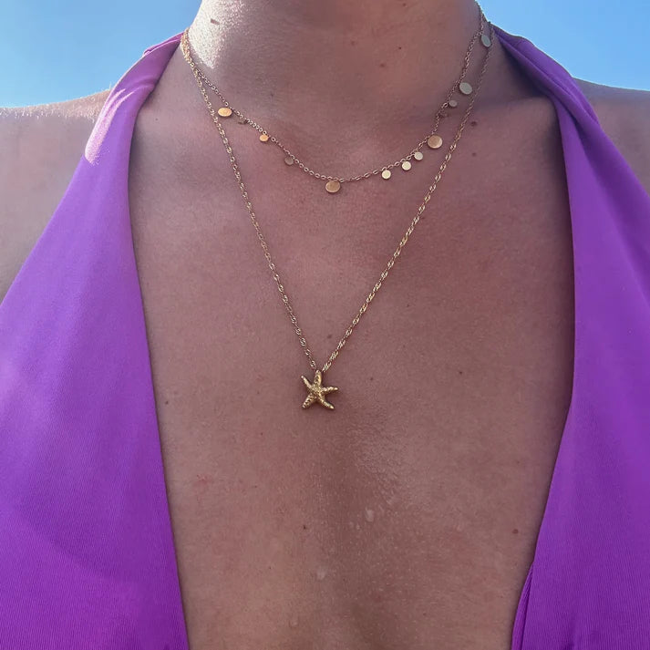 Collier à paillettes
