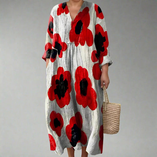 AVELINE | ROBE GÉOMÉTRIQUE ÉLÉGANTE