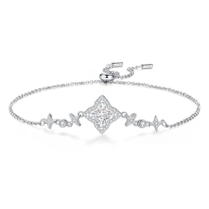 Bracelet Étoile Moissanite Lumineuse