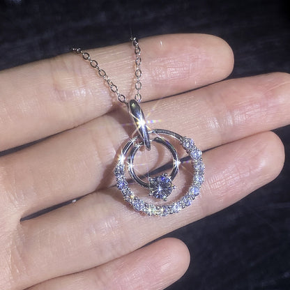 Collier Étoile Argentée en Moissanite